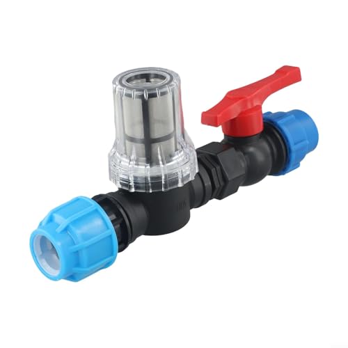 Opatiny Mikro-Tropf-System-Wasserhahn-Anschluss, mit Schnellanschluss, für 20/25/32 mm Rohr-Wasserfiltersystem-Mesh-Sieb (32 mm) von Opatiny