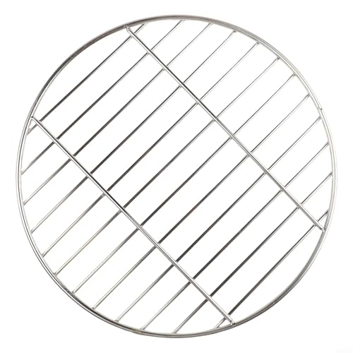 Opatiny Rundes Grillgitter aus Edelstahl, 30 cm, 35 cm, 40 cm, Camping, Kochen im Freien (35 cm) von Opatiny