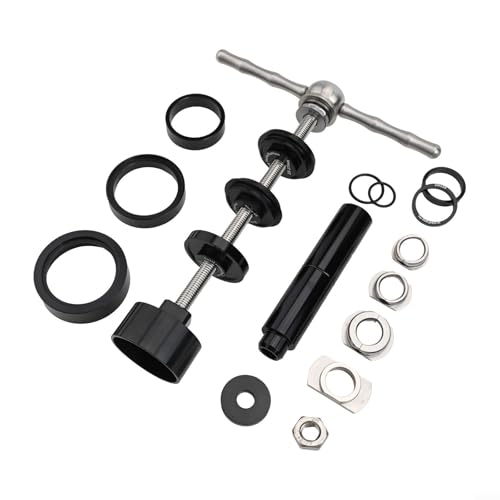 Opatiny Tretlager-Werkzeug, Pressfit BB86 PF30 Lagerinstallateur, Entferner-Set, Aluminiumlegierung, Edelstahl-Konstruktion, 115 mm, Schwarz (Werkzeugset + Box) von Opatiny