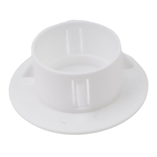 Opatiny Wandlochabdeckung, dekorative runde Rohrmanschette, Lüftungsblende für Klimaanlage, PVC-Wasserrohrschutz mit abnehmbarer Kappe, 50–100 mm, weiß (50 mm) von Opatiny