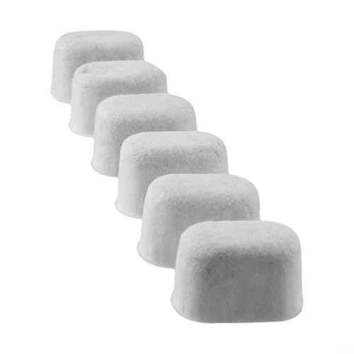 Opatiny Wasserfilter-Ersatzkartuschen Aktivkohlefilter für Kaffeemaschine, 6 Stück, weiß (6 Stück) von Opatiny