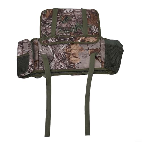 Outdoor Angelrucksack mit Sitzbox und Geschirr, wandelbares Design, geeignet zum Angeln und Wandern, mit reichlich Stauraum (Camouflage) von Opatiny