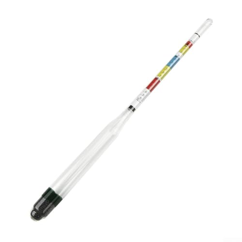 Praktisches Hydrometer misst spezifisches Gewicht und potenziellen Alkohol mit diesem Testgerät aus Glas von Opatiny