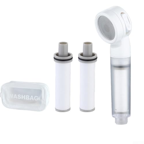 Reise-Duschkopf mit Filterkartusche und Aufbewahrungstasche, Handbrause für Geschäftsreisen und Heimgebrauch, passend für Standard-Brauseschlauch von Opatiny