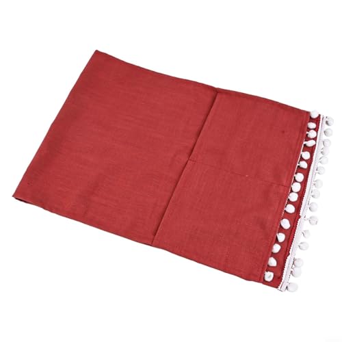 Robuster Mikrowellen-Staubschutz aus Polyester-Baumwolle schützt vor Staub und Wasserspritzern, verfügt auch über seitliche Aufbewahrung für Küchenutensilien und kleine Gegenstände (hellrot) von Opatiny