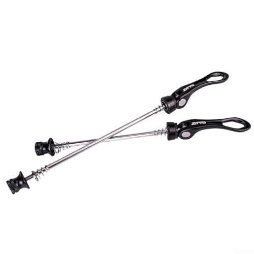 Schnellspanner-Spieß-Set für Rennradfahren, Aluminium-Legierung für Langlebigkeit (schwarz) von Opatiny