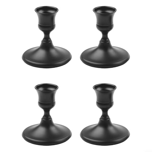 Stilvolle Vintage-Kerzenhalter zur Verschönerung des Tischgedecks und der Wohnatmosphäre, Set mit 4, 8 oder 12 Stück (4 Stück) von Opatiny