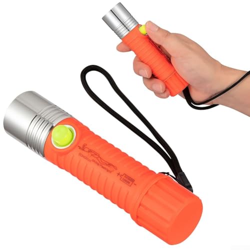 Tauch-Taschenlampe mit LED-Licht, 1600 Lumen Leistung, wasserdicht bis 50 m, ideal für Outdoor-Abenteuer Tauch-Taschenlampe mit LED-Licht, 1600 Lumen Leistung, wasserdicht bis 50 m, ideal für Outdoor-Abenteuer von Opatiny
