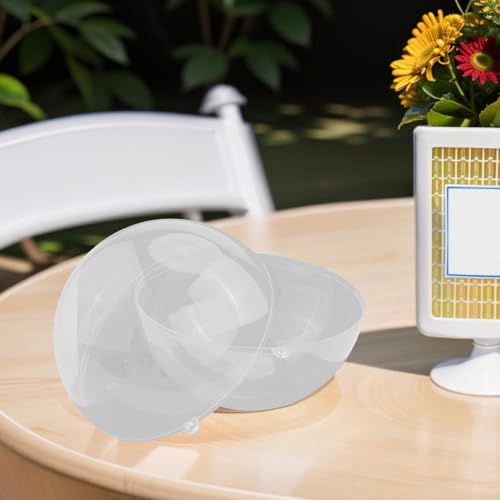 Transparente Kunststoff-Weihnachtskugel, ideal für kreative Heim- und Party-Dekorationen (20 cm) von Opatiny