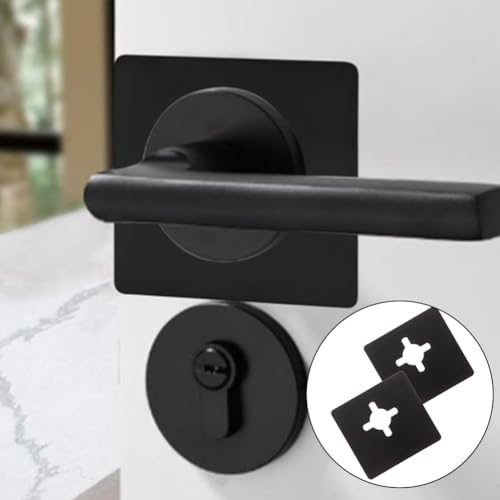 Türschloss-Reparaturplatten mit vorderer Kugelverstärkung und Lochfüllerabdeckungen aus Edelstahl (6 Stück) von Opatiny