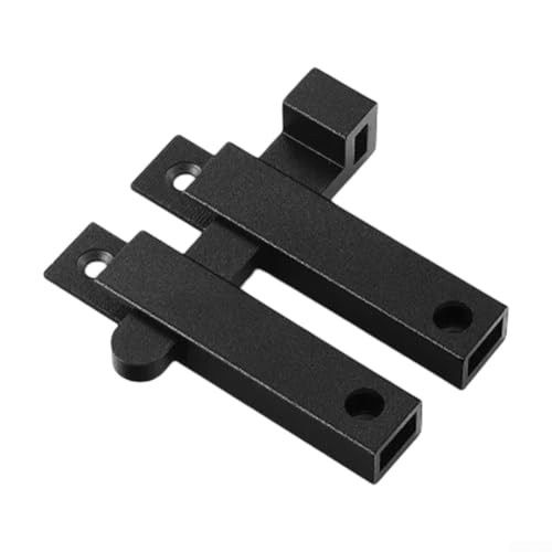 Türschloss aus Zinklegierung, perfekte Passform für Badezimmer- und Schranktüren aus Holz (schwarz) von Opatiny