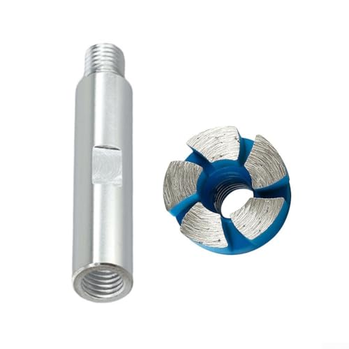 Turbo Segmentierte Schleifscheibe 2,5 cm Schüssel Stil für Beton und Granit Winkelschleifer mit reduziertem Vibrationsdesign (mit 60 mm Stab) von Opatiny