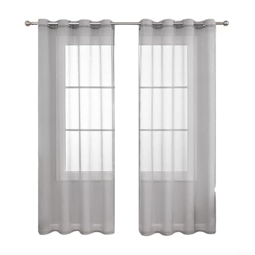 Verdunkelungsvorhänge mit moderater Transparenz für optimale Lichtfilterung (grau) von Opatiny