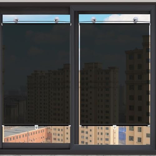 Versenkbare Sonnenblenden für Büro und Auto, ohne Stanz-Saugnapf-Installation, funktionale Jalousien von Opatiny