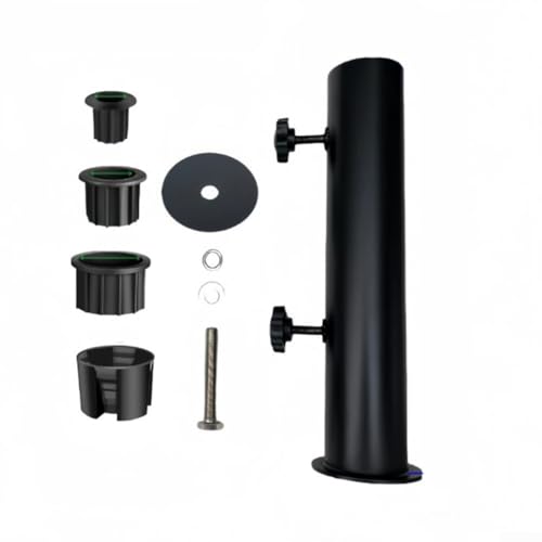 Verstellbarer Sonnenschirmständer für den Außenbereich mit Metallhalterung, rostbeständiges Design für Terrasse und Garten (C) von Opatiny