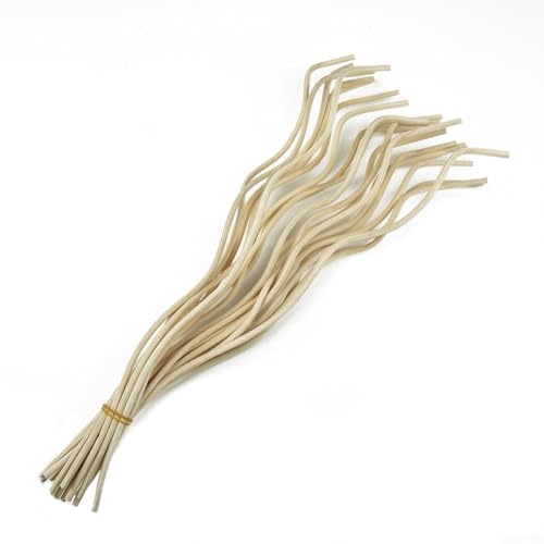 Wavy Design Ersatzstäbchen für Duftdiffusoren 20 Stück (Holz) von Opatiny