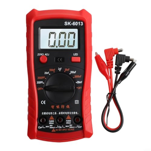 Zuverlässiger digitaler Tester SK 6013 ausgestattet mit Fallschutz und praktischen Benutzerfunktionen (rot) von Opatiny