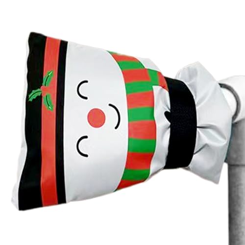 Opdestn Außenwasserhahn Abdeckungen,Weihnachts Outdoor Wasserhahn-Schutz Frostschutz - Frostschutz Isolierung für Wasserleitungen und für Gartenschlauchanschluss Garten Rasen Heimdekoration von Opdestn