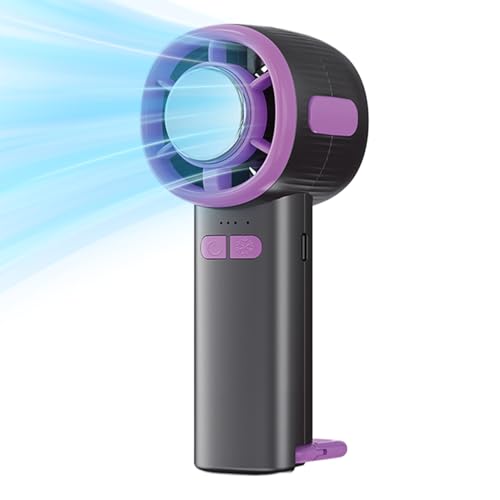 Opdestn Batteriebetriebener Ventilator,3 Geschwindigkeiten Camping Ventilator | Wiederaufladbarer Halbleiter Gebläse Für Sport Zuhause Reisen Camping Innenbereich Männer Frauen Fitness Schreibtisch von Opdestn