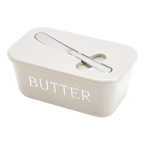 Opdestn Butterbehälter,Butterbehälter - Luftdichter Käsebehälter Mit Schneidewerkzeug Für Haushalt Küche Kochen Backen Camping Opdestn Butterbehälter,Butterbehälter - Luftdichter Käsebehälter Mit Schneidewerkzeug Für Haushalt Küche Kochen Backen Camping von Opdestn
