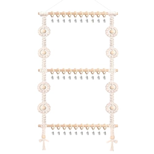 Opdestn Haarband Organizer | Wandmontierbare Haarreif- & Schleifenhalterung,Platzsparendes Aufbewahrungssystem Für Wohnzimmer, Schlafzimmer Und Kinderzimmer von Opdestn