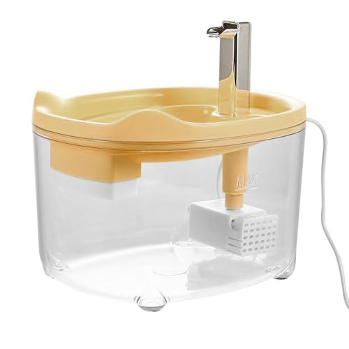 Opdestn Katzenbrunnen Indoor,Automatischer Trinkbrunnen Für Katzen - Leise Trinkwasserautomat Fütterstation 1 5L Für Kleintiere Trinken von Opdestn