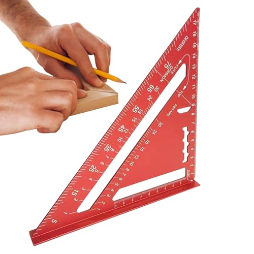Opdestn Lineal Metall | Metrisch Skalierter Winkel - Metall Winkelmesser Zum Präzisen Messen In Architektur Und Holzarbeiten Opdestn Lineal Metall | Metrisch Skalierter Winkel - Metall Winkelmesser Zum Präzisen Messen In Architektur Und Holzarbeiten von Opdestn