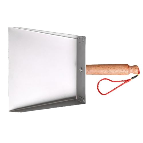 Opdestn Mini Kehrschaufel - Robustes Edelstahl Kehrblech - Praktisches Breites Schreibtischkehrmaterial Mit Griff Für Bad Wohnzimmer Schlafzimmer Garage von Opdestn