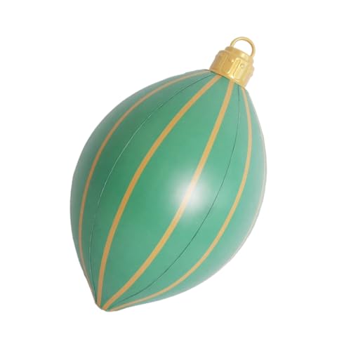 Opdestn Riesige Aufblasbare Weihnachtskugeln - PVC Weihnachtsdekoration Aufblasbare Deko | Festliche Atmosphäre Accessoires für Fensterbank Hof Rasen Garten Terrasse Outdoor Indoor Partys von Opdestn