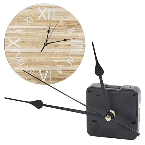Opdestn Silent Quartz Movement, Uhrwerke Zum Selbsteinbau Mit Zeiger, Quarz D1Y Wanduhr Bewegungsmechanismus Batteriebetrieben Fegen Leise Bewegung Motor Zeiger Uhr Reparatur Ersatzteile Zubehör von Opdestn