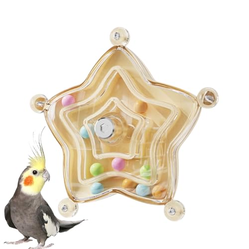 Opdestn Vogel Spielzeug,Schwenkrad Spielzeug Für Papageien - Sicheres Interaktives Nagerspielzeug Für Sittiche Nymphensittiche Wellensittiche Sperlinge von Opdestn