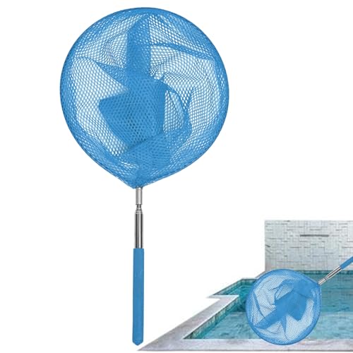 Pool Keshcer Netz, Pool Skimmer Netz mit Teleskopstange, Pool Feinmaschig, Pool Sieb Fein, Poolreinigungsnetz für Schwimmbad, Teich, Fischteich, Wasserpark, Sammeln von Blättern & Schmutz Pool Keshcer Netz, Pool Skimmer Netz mit Teleskopstange, Pool Feinmaschig, Pool Sieb Fein, Poolreinigungsnetz für Schwimmbad, Teich, Fischteich, Wasserpark, Sammeln von Blättern & Schmutz von Opdestn