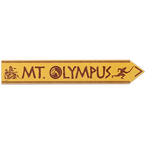 Disney Hercules Mt. Olympus Pfeil Holz Wanddekoration – lustiges Herkules-Berg-Olympus-Schild für Heimdekoration von Open Road Brands