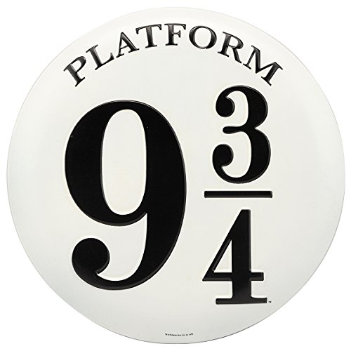 Harry Potter Platform 9 3/4 geprägtes Metallschild – Vintage Harry Potter Schild für Schlafzimmer oder Filmzimmer Harry Potter Platform 9 3/4 geprägtes Metallschild – Vintage Harry Potter Schild für Schlafzimmer oder Filmzimmer von Open Road Brands