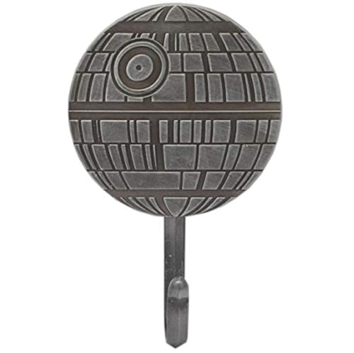 Open Road Brands Disney Star Wars Todesstern Gusseisen Wandhaken - Star Wars Wandhaken für Mäntel, Jacken, Schlüssel und mehr von Open Road Brands
