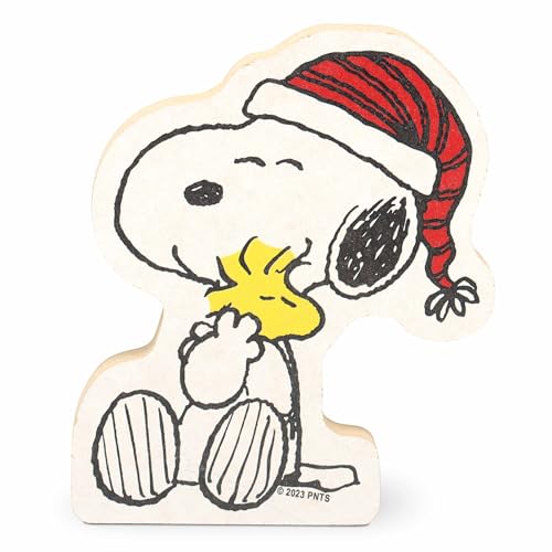 Peanuts Snoopy und Woodstock warme Umarmung, Regalsitzer-Dekoration, klobiger Holzblock, Tischdekoration für Zuhause oder Büro Peanuts Snoopy und Woodstock warme Umarmung, Regalsitzer-Dekoration, klobiger Holzblock, Tischdekoration für Zuhause oder Büro von Open Road Brands
