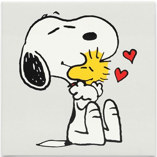 Open Road Brands Peanuts Snoopy und Woodstock Love Gallery Leinwand-Wanddekoration, Sweet Snoopy, Wandkunst für Heimdekoration Open Road Brands Peanuts Snoopy und Woodstock Love Gallery Leinwand-Wanddekoration, Sweet Snoopy, Wandkunst für Heimdekoration von Open Road Brands