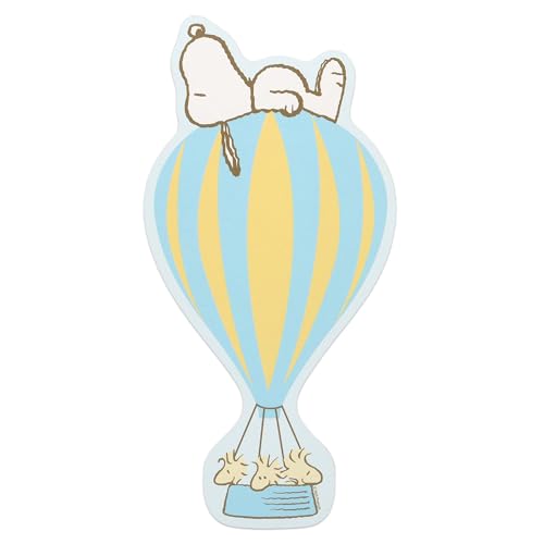 Peanuts Snoopy und Woodstock Heißluftballon-Wanddekoration aus Holz – bezaubernde Snoopy-Wandkunst für Kinderzimmer oder Kinderzimmer von Open Road Brands