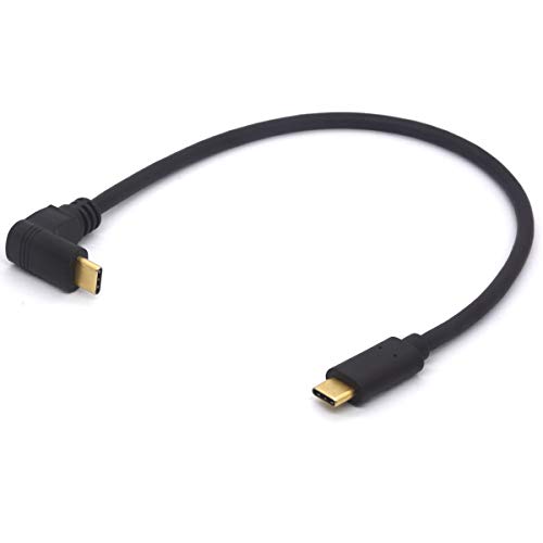 USB-C Verlängerungskabel, USB-C Typ C Stecker auf Stecker, USB 3.1 Verlängerungskabel für MacBook 2016 Dell XPS HUB Notebook Samsung Galaxy Note 8/S8 (positiver Winkel zu Stecker) von OpenII