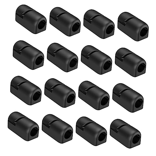 2 Sätze Kabelmanagement Clips Selbstklebend Kabelbefestigung Für Usb Ladekabel Netzkabel Für Schreibtisch Büroorganisation 20 Stück * 2 von Operitacx