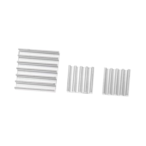3 Stück Kupferkühler Kühlkörper aus Aluminium Mini-Heizkörper Kühlkörper für Himbeere Heizkörper aus Aluminium PCB-Kühlkörper Kühlblock für Himbeere Silber 3 Stück Kupferkühler Kühlkörper aus Aluminium Mini-Heizkörper Kühlkörper für Himbeere Heizkörper aus Aluminium PCB-Kühlkörper Kühlblock für Himbeere Silber von Operitacx