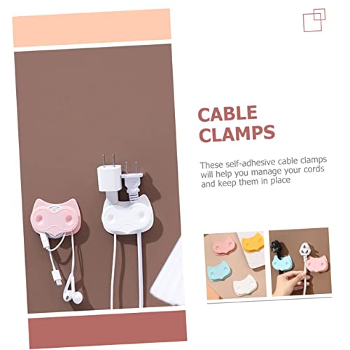 4 Stück Kabelhalterung Selbstklebende Kabelclips für Schreibtisch Büro zur Kabelorganisation von USB Kabeln Ladegeräten Mehr Verpackung 4 Stück Kabelhalterung Selbstklebende Kabelclips für Schreibtisch Büro zur Kabelorganisation von USB Kabeln Ladegeräten Mehr Verpackung von Operitacx