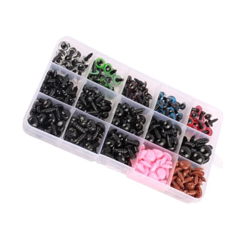 Operitacx 1 Karton Fach Sortierte Teiliges DIY Sicherheitsaugen und Nasen für Häkeltiere Amigurumi Kunststoff Puppenaugen mit Unterlegscheiben für DIY Plüschtiere und Bastelprojekte Operitacx 1 Karton Fach Sortierte Teiliges DIY Sicherheitsaugen und Nasen für Häkeltiere Amigurumi Kunststoff Puppenaugen mit Unterlegscheiben für DIY Plüschtiere und Bastelprojekte von Operitacx