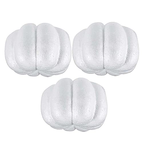 Operitacx 1 Satz Handgemachte Künstliche Kürbisse Realistische DIY Pumpkin Formen für Halloween Herbst und Thanksgiving Dekoration Weiß Durchmesser Operitacx 1 Satz Handgemachte Künstliche Kürbisse Realistische DIY Pumpkin Formen für Halloween Herbst und Thanksgiving Dekoration Weiß Durchmesser von Operitacx