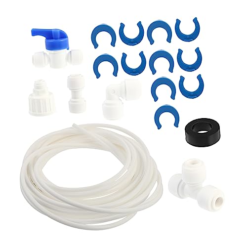 Operitacx 1 Satz Hochwertiges Wasserzulaufschlauch Set für Kühlschrank Wasserfilter Teile Einfache DIY Installation für Wasseraufbereitungssysteme Operitacx 1 Satz Hochwertiges Wasserzulaufschlauch Set für Kühlschrank Wasserfilter Teile Einfache DIY Installation für Wasseraufbereitungssysteme von Operitacx