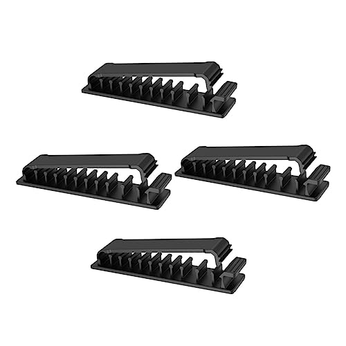 Operitacx 1 Satz Kabel Organizer Verstellbare Kabelhalter Für Schreibtisch Selbstklebende Clips Für Usb Netzkabel Optimal Für Büro Zuhause Stabil Elegant 4 Stück von Operitacx
