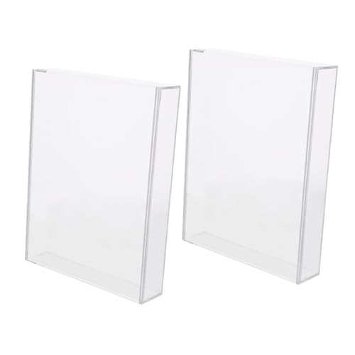 Operitacx 1 Satz Konservierter Blumenkasten Heimwerken Denkmal Rahmen Anzeige Jubiläum Andenken Ereignis Vitrine Für Blumen Souvenir Erinnerung Montieren Fall Acryl Transparent 2 Stück von Operitacx