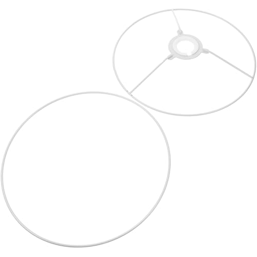 Operitacx Lampenschirmrahmen Satz 25cm Metall Draht Lampenschirmring für Selbstgemacht Lampenprojekte Stabil Rund für Stehlampe Kronleuchter Geeignet für Verschiedene Stoffe Operitacx Lampenschirmrahmen Satz 25cm Metall Draht Lampenschirmring für Selbstgemacht Lampenprojekte Stabil Rund für Stehlampe Kronleuchter Geeignet für Verschiedene Stoffe von Operitacx