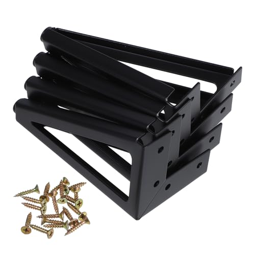Operitacx 1 Satz Metallmöbelfüßen Durable Fußstützen für Sofa Tv Schrank und Möbel Hochwertige Ersatzbeine Schwarz Höhe für Wohnzimmertisch und Dresser Operitacx 1 Satz Metallmöbelfüßen Durable Fußstützen für Sofa Tv Schrank und Möbel Hochwertige Ersatzbeine Schwarz Höhe für Wohnzimmertisch und Dresser von Operitacx