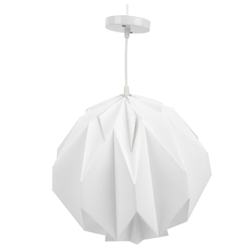 Operitacx 1 Satz Nordische Origami Deckenlampe Papier Faltbare Pendelleuchte für Wohnzimmer Schlafzimmer und Esszimmer Stilvolle Raumdekoration Operitacx 1 Satz Nordische Origami Deckenlampe Papier Faltbare Pendelleuchte für Wohnzimmer Schlafzimmer und Esszimmer Stilvolle Raumdekoration von Operitacx